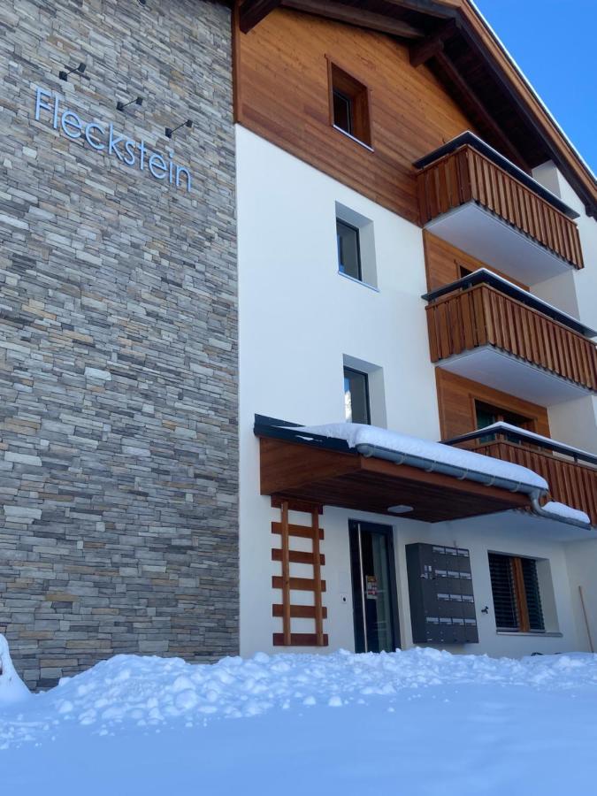 Haus Fleckstein Zermatt Wohnung Karibu Exterior foto