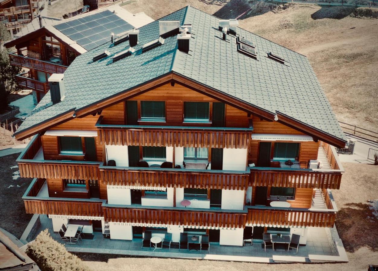 Haus Fleckstein Zermatt Wohnung Karibu Exterior foto