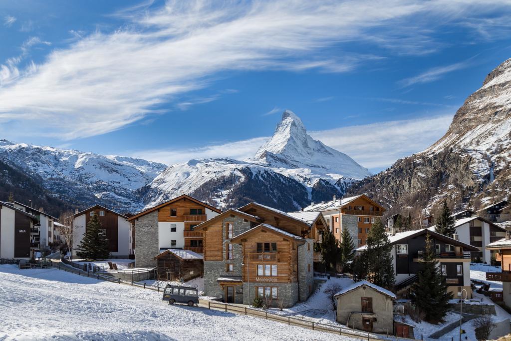 Haus Fleckstein Zermatt Wohnung Karibu Exterior foto