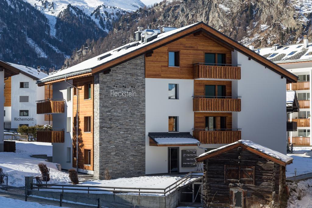 Haus Fleckstein Zermatt Wohnung Karibu Exterior foto