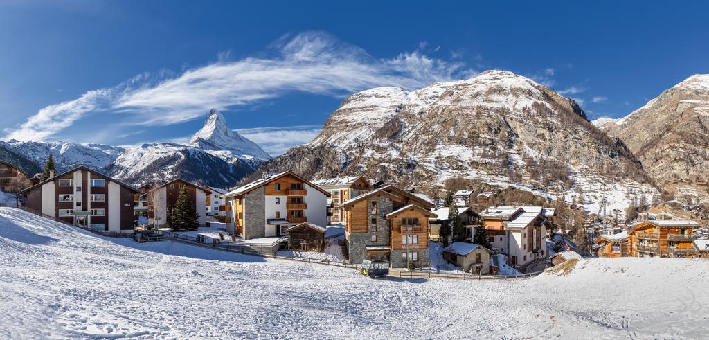 Haus Fleckstein Zermatt Wohnung Karibu Exterior foto